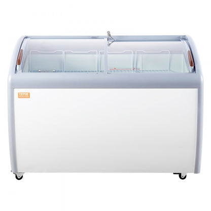 RI-360A - 362L Ice Cream Display Case with LED Lighting & Security Doors