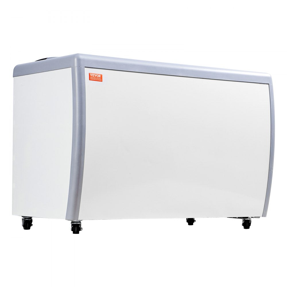 RI-360DC - 370L Ice Cream Display Freezer with LED & Glass Door