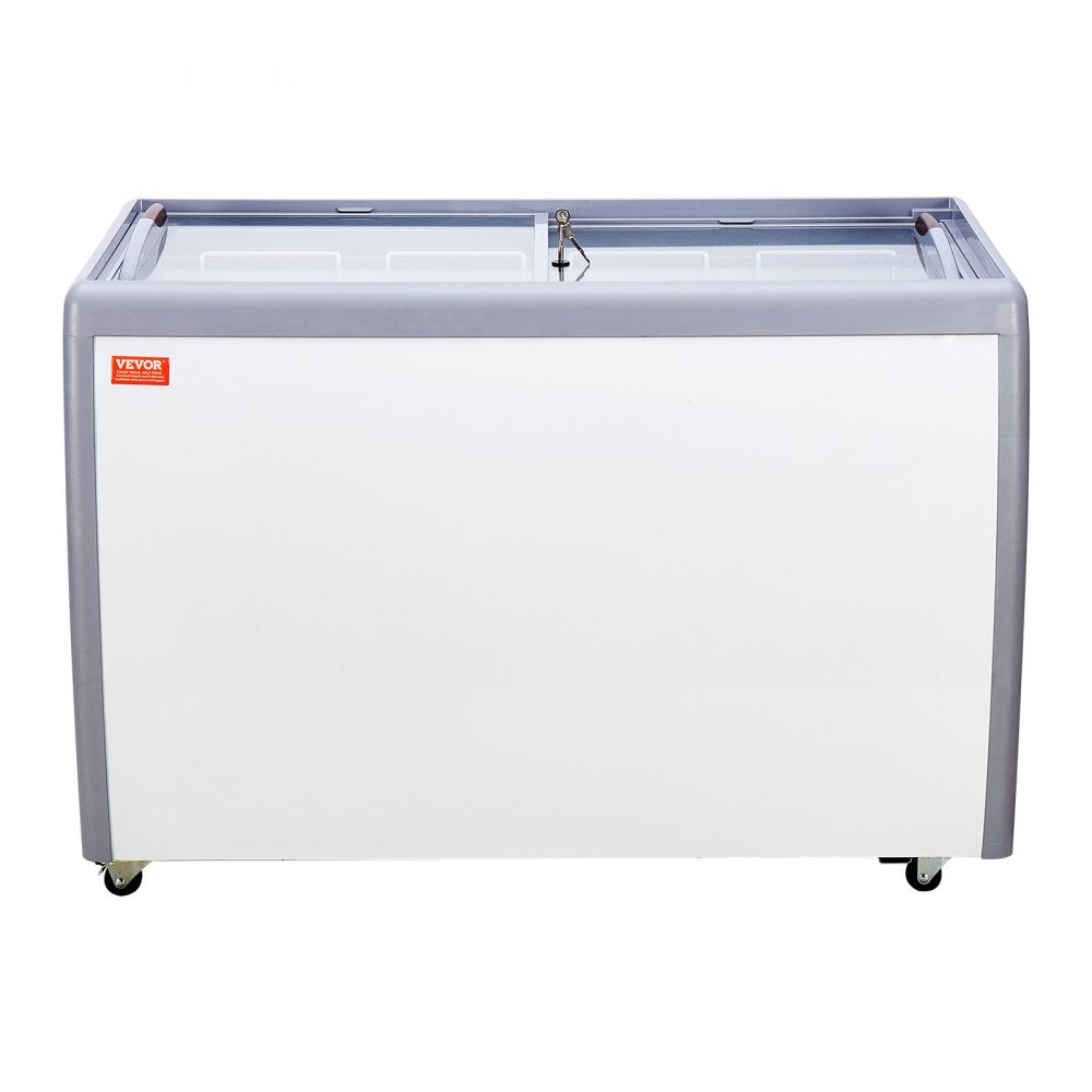 RI-360DC - 370L Ice Cream Display Freezer with LED & Glass Door