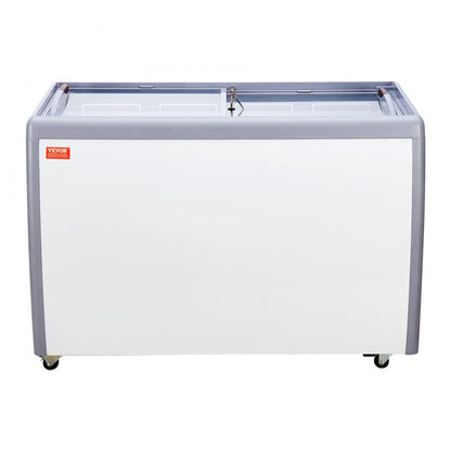 RI-360DC - 370L Ice Cream Display Freezer with LED & Glass Door