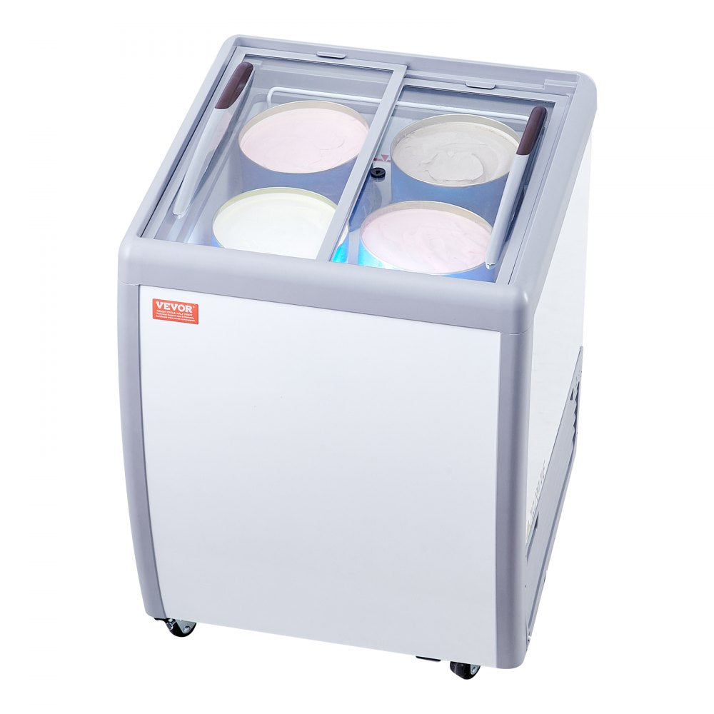 RI-160DC - 158L VEVOR Ice Cream Display Case for Restaurants and Stores
