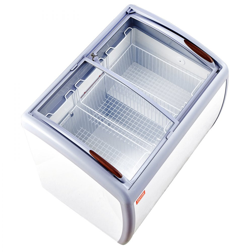 RI-260A - 9.3 Cu.ft VEVOR Chest Freezer with LED Lighting & Glass Door