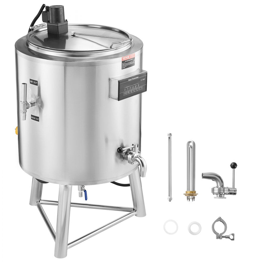 ZD-100L - 100L Stainless Steel Milk Pasteurizer for Enhanced Flavor & Efficiency