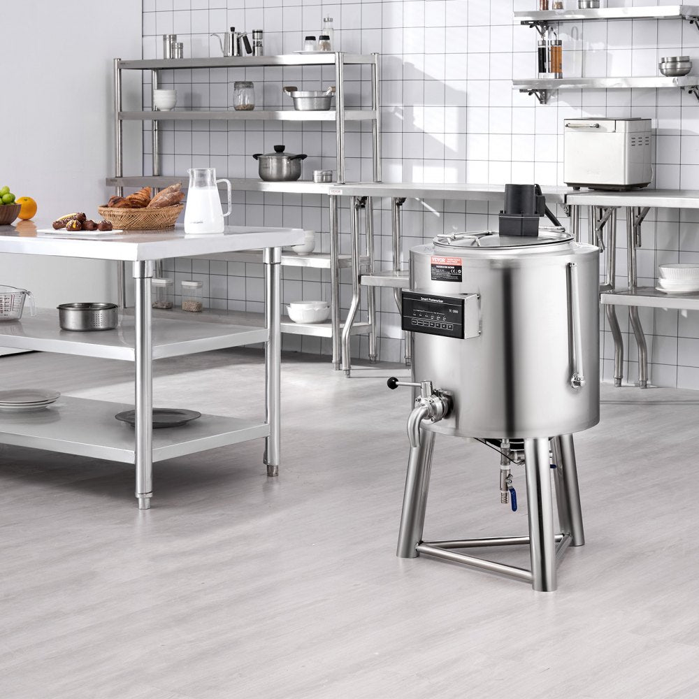 ZD-30L - 30L Stainless Steel Milk Pasteurizer for Juices & Alternatives