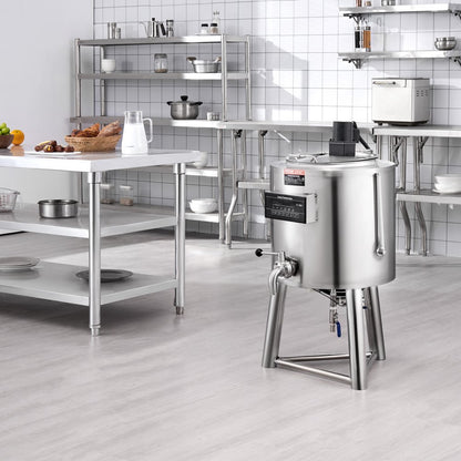 ZD-30L - 30L Stainless Steel Milk Pasteurizer for Juices & Alternatives
