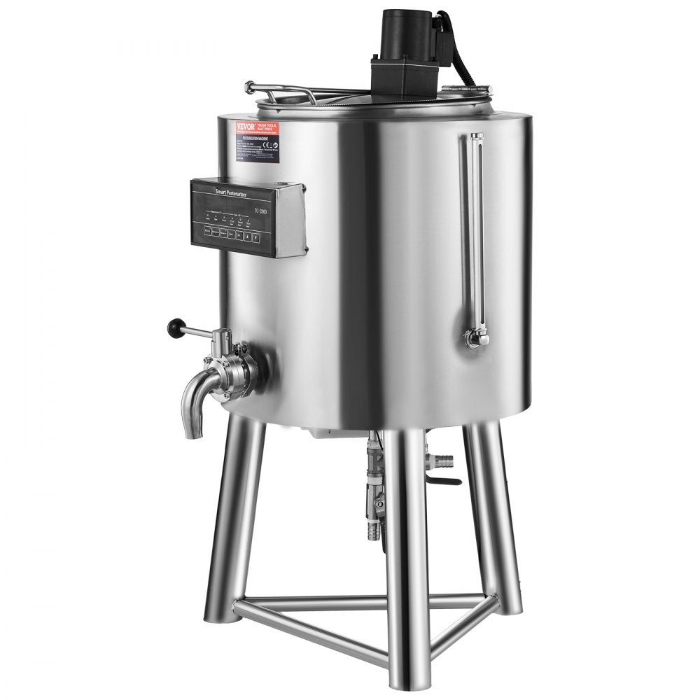 ZD-30L - 30L Stainless Steel Milk Pasteurizer for Juices & Alternatives