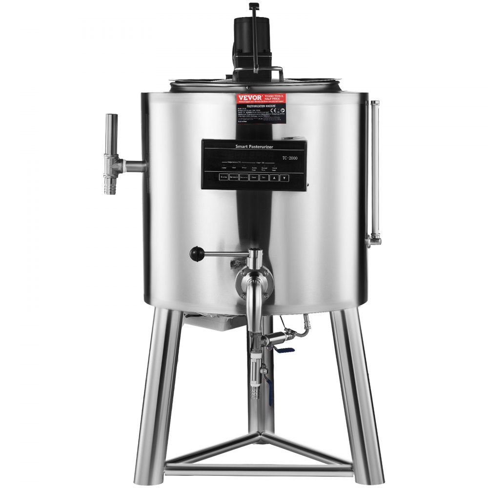 ZD-30L - 30L Stainless Steel Milk Pasteurizer for Juices & Alternatives