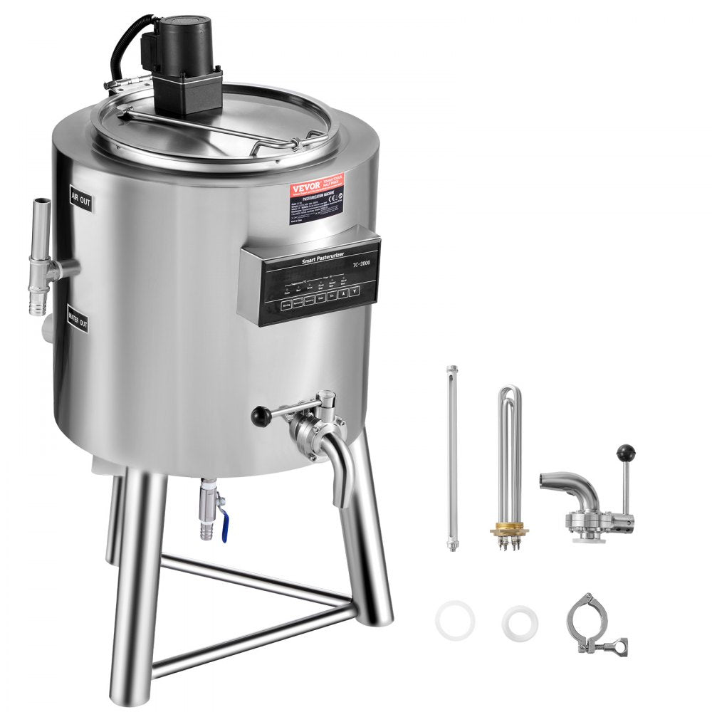 ZD-50L - 50L Food-Grade Stainless Steel Milk Pasteurizer for Enhanced Flavor