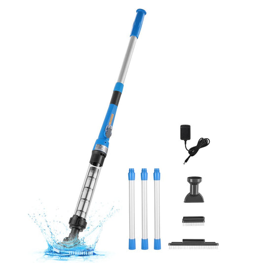 PJV17G - Cordless 18W Pool Vacuum with 60 Min Run Time & Accessories