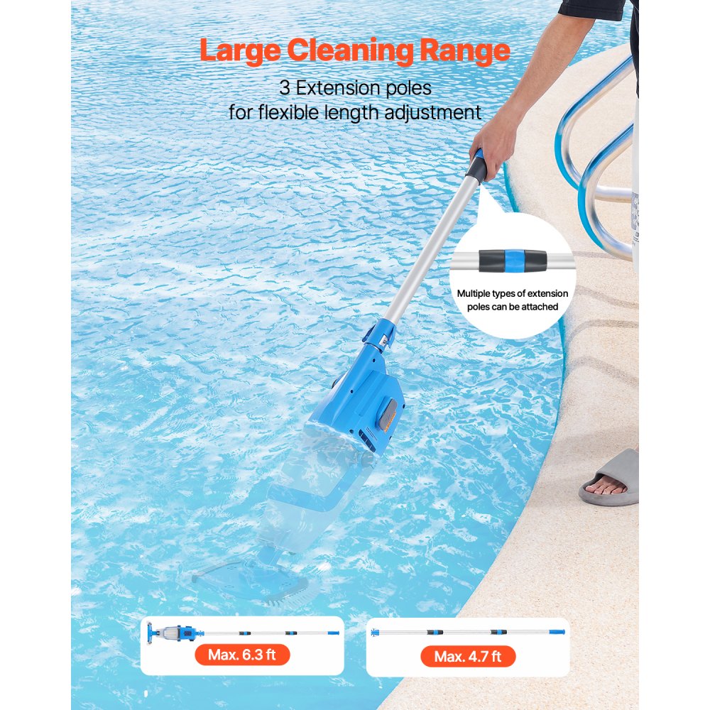 PJV25E - Ultra-Powerful Cordless Spa Vacuum with 60-Min Runtime