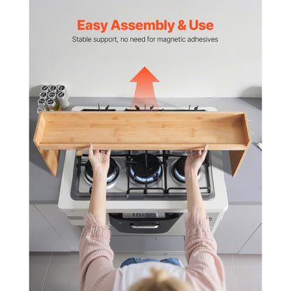 P00480 - Durable Over-Stove Spice Shelf for All Cooktops
