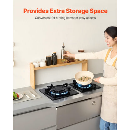 P00480 - Durable Over-Stove Spice Shelf for All Cooktops