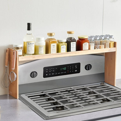 P00480 - Durable Over-Stove Spice Shelf for All Cooktops