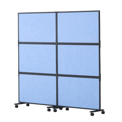 TLD-20 - Versatile 72" x 66" Acoustic Room Divider for Privacy and Noise Reduction