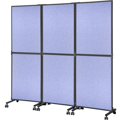 72*66 - VEVOR 72" Acoustic Room Divider with Steel Frame and Noise Absorption