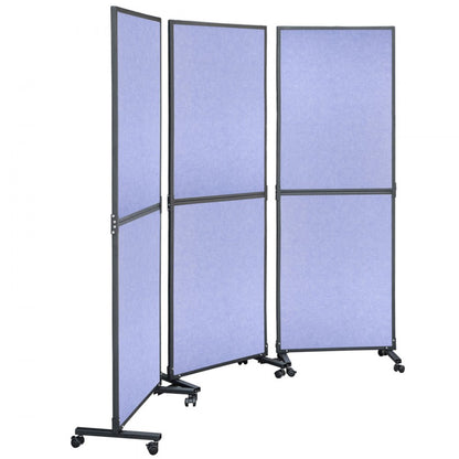72*66 - VEVOR 72" Acoustic Room Divider with Steel Frame and Noise Absorption