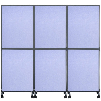 72*66 - VEVOR 72" Acoustic Room Divider with Steel Frame and Noise Absorption