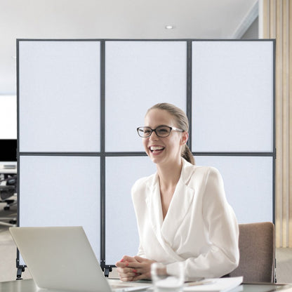 72*66 - VEVOR 72" Acoustic Room Divider with Steel Frame and Noise Absorption