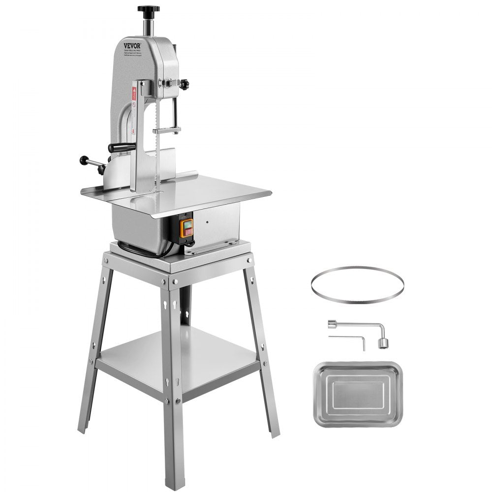BS-280 - 850W Stainless Steel Meat Bandsaw with 7.09" Cutting Thickness