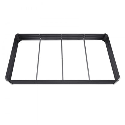 010873173639 - 94.5x47.2" Galvanized Raised Garden Bed for Versatile Planting