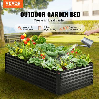 010331356517 - 94.5x47.2" Galvanized Garden Bed with Drainage Solution