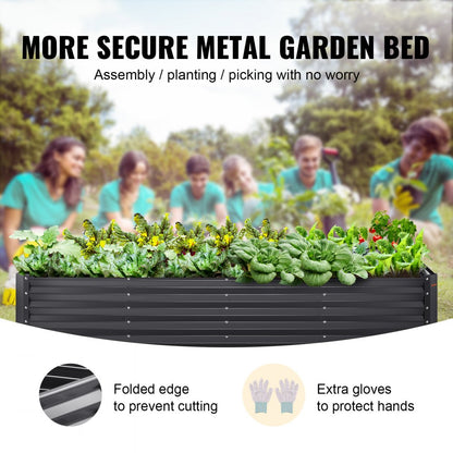 010331356517 - 94.5x47.2" Galvanized Garden Bed with Drainage Solution