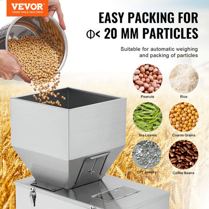F-1000-V1 - Versatile Particle Filler for Grains & Seeds, 10g to 1000g
