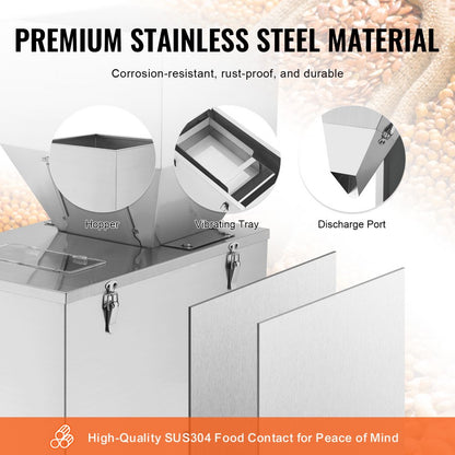 F-1000-V1 - Versatile Particle Filler for Grains & Seeds, 10g to 1000g