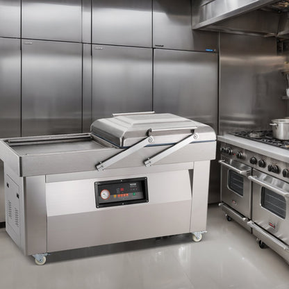 DZ-600-2S-V1 - 1200W Commercial Vacuum Sealer for Fresh Food Preservation
