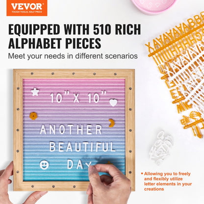 zoe-B0018PB - 9.96" VEVOR Felt Letter Board for Playful Decor