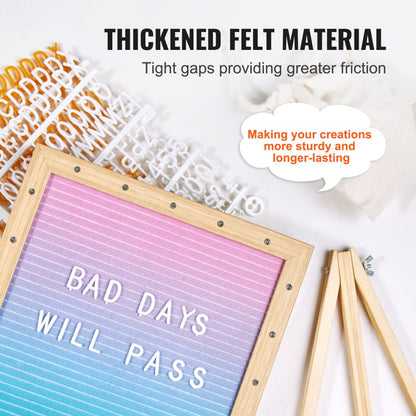 zoe-B0018PB - 9.96" VEVOR Felt Letter Board for Playful Decor