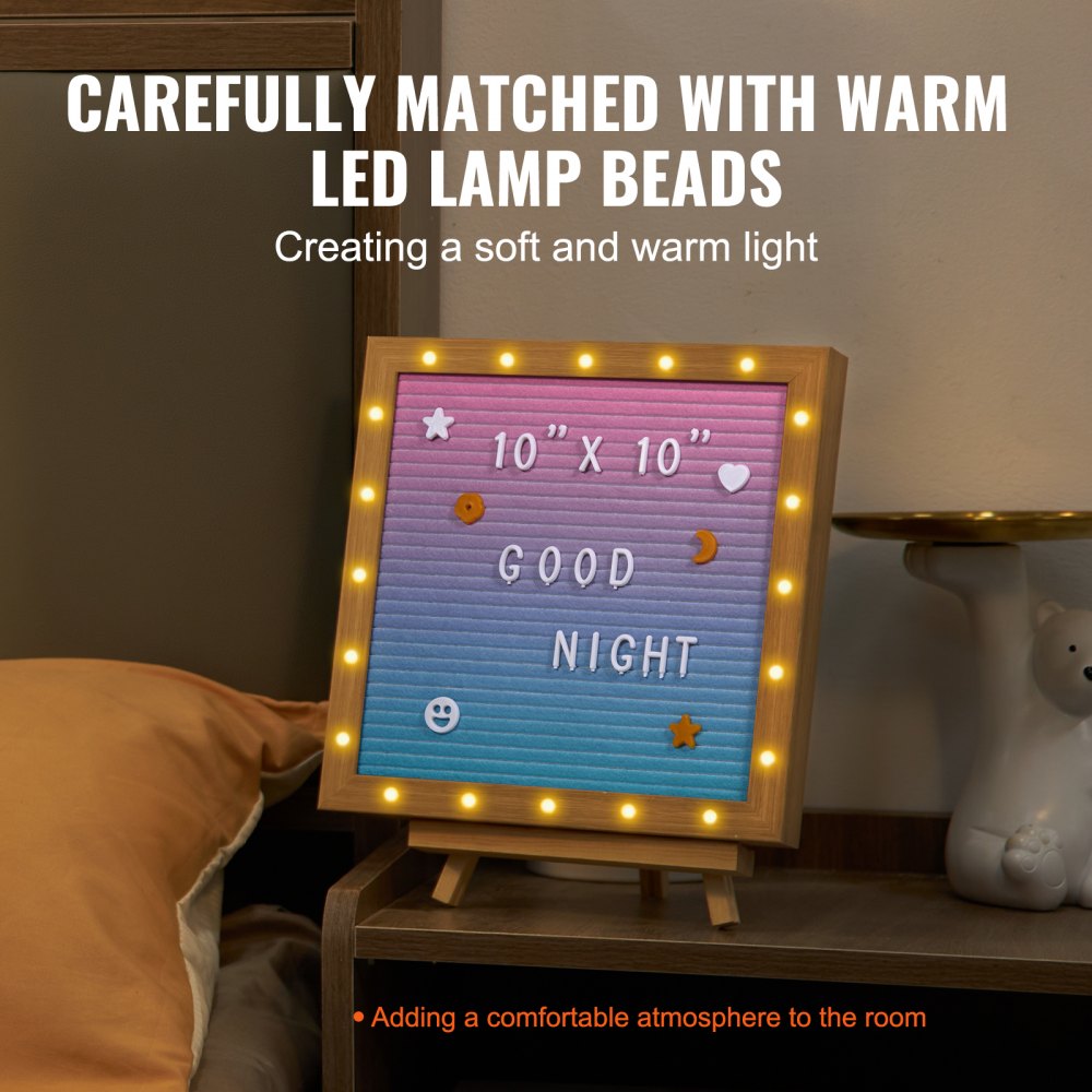 zoe-B0018PB - 9.96" VEVOR Felt Letter Board for Playful Decor