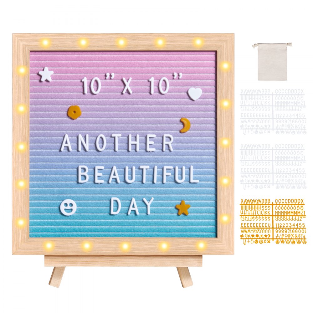 zoe-B0018PB - 9.96" VEVOR Felt Letter Board for Playful Decor