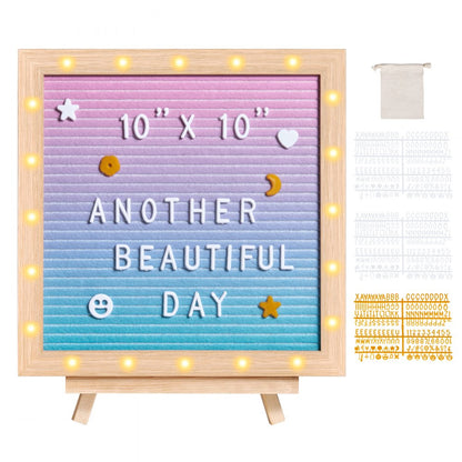 zoe-B0018PB - 9.96" VEVOR Felt Letter Board for Playful Decor