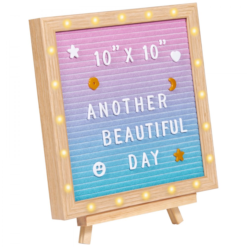 zoe-B0018PB - 9.96" VEVOR Felt Letter Board for Playful Decor