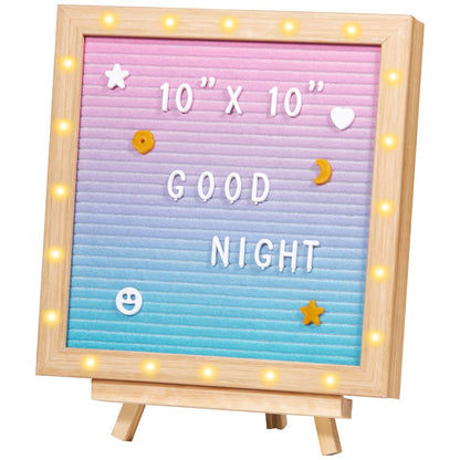 zoe-B0018PB - 9.96" VEVOR Felt Letter Board for Playful Decor