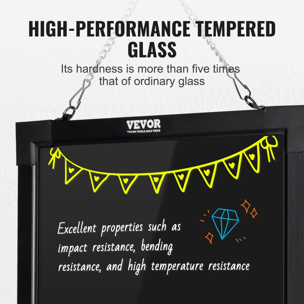 A34 Wall-mounted 3040 - Vibrant LED Message Board with Remote Control, 16" x 12"