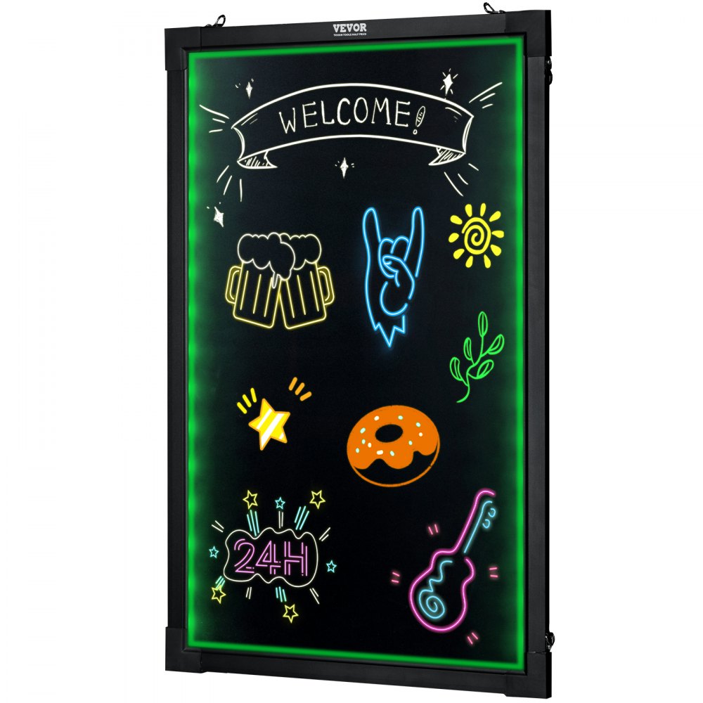 A46 Wall-mounted 4060 - Vibrant 24"x16" LED Message Board for Menus