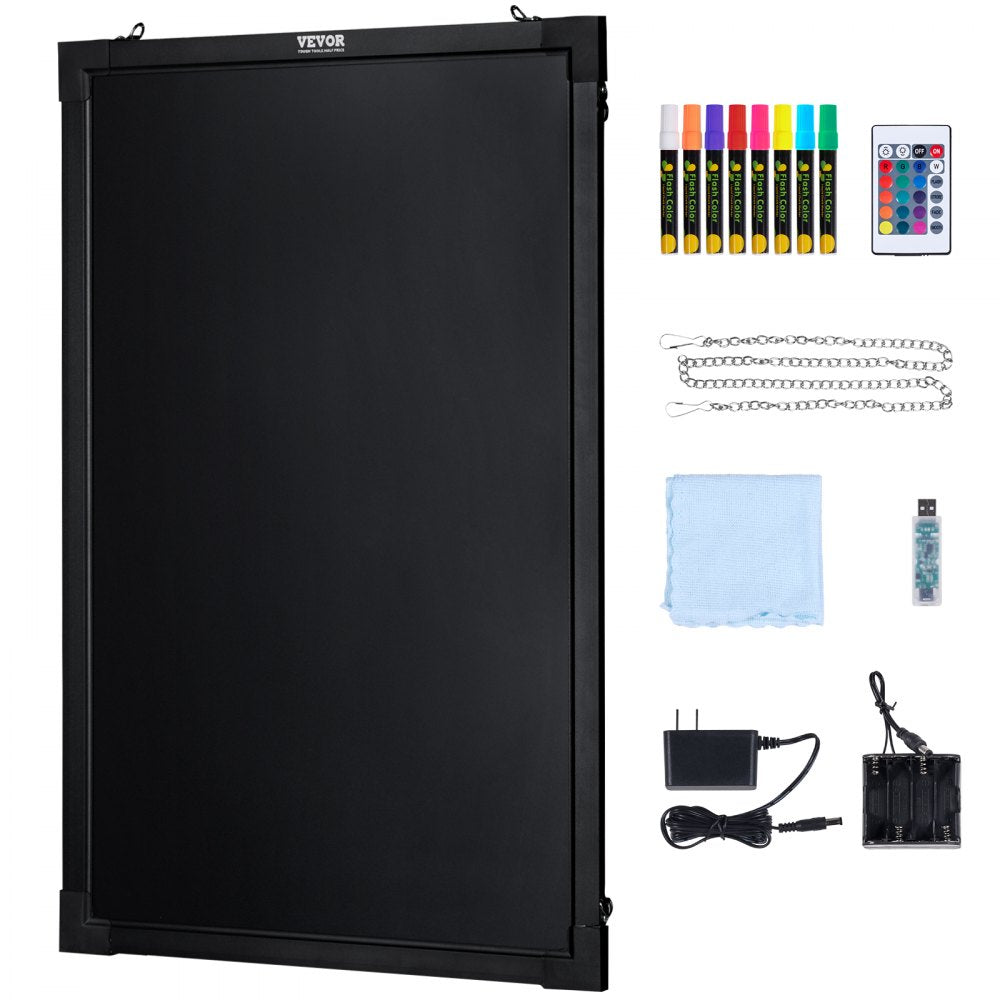A46 Wall-mounted 4060 - Vibrant 24"x16" LED Message Board for Menus