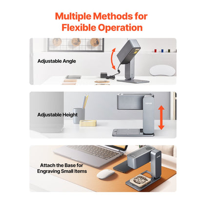 Z3 - 5W Laser Engraver, 80mm Area, Portable & Durable Design