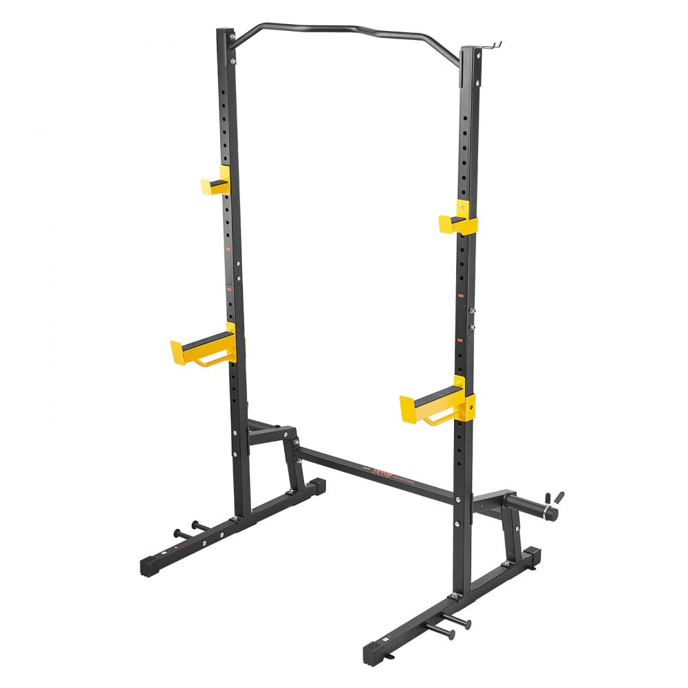 KLY-001 - Compact VEVOR Squat Rack - 62"x42"x81", 440lbs Capacity