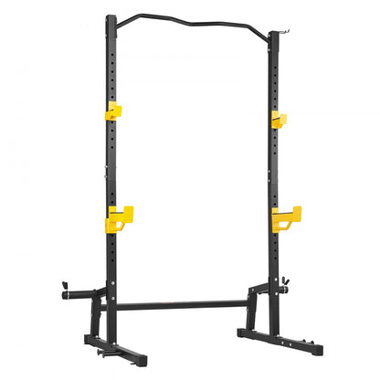 KLY-001 - Compact VEVOR Squat Rack - 62"x42"x81", 440lbs Capacity