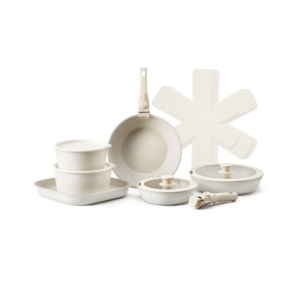 SS-LY-01 - 17-Piece Nonstick Kitchen Cookware Set for Versatile Cooking