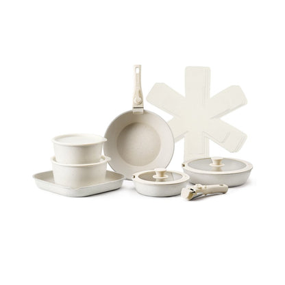 SS-LY-01 - 17-Piece Nonstick Kitchen Cookware Set for Versatile Cooking