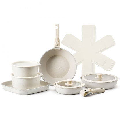 SS-LY-01 - 17-Piece Nonstick Kitchen Cookware Set for Versatile Cooking