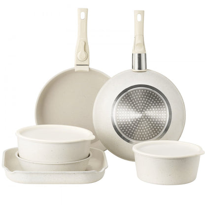 SS-LY-01 - 17-Piece Nonstick Kitchen Cookware Set for Versatile Cooking