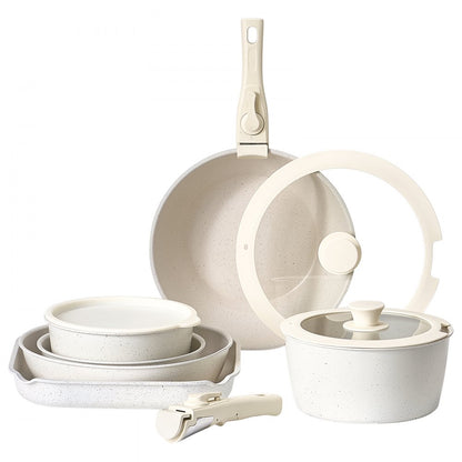 SS-LY-01 - 17-Piece Nonstick Kitchen Cookware Set for Versatile Cooking