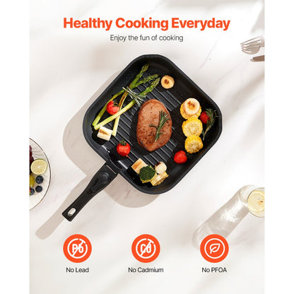 SS-LY-02 - 17-Piece Nonstick Cookware Set with Easy Storage and Versatile Design