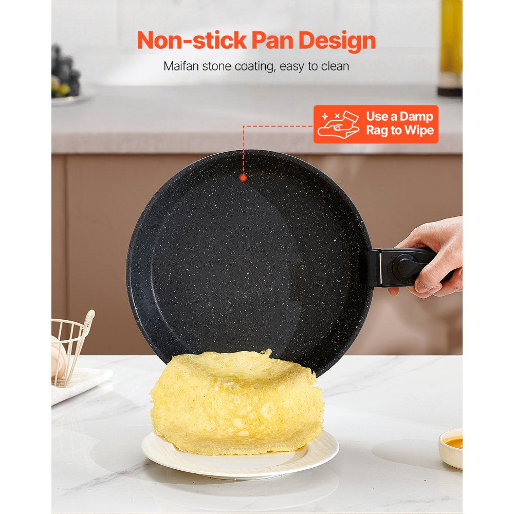SS-LY-02 - 17-Piece Nonstick Cookware Set with Easy Storage and Versatile Design