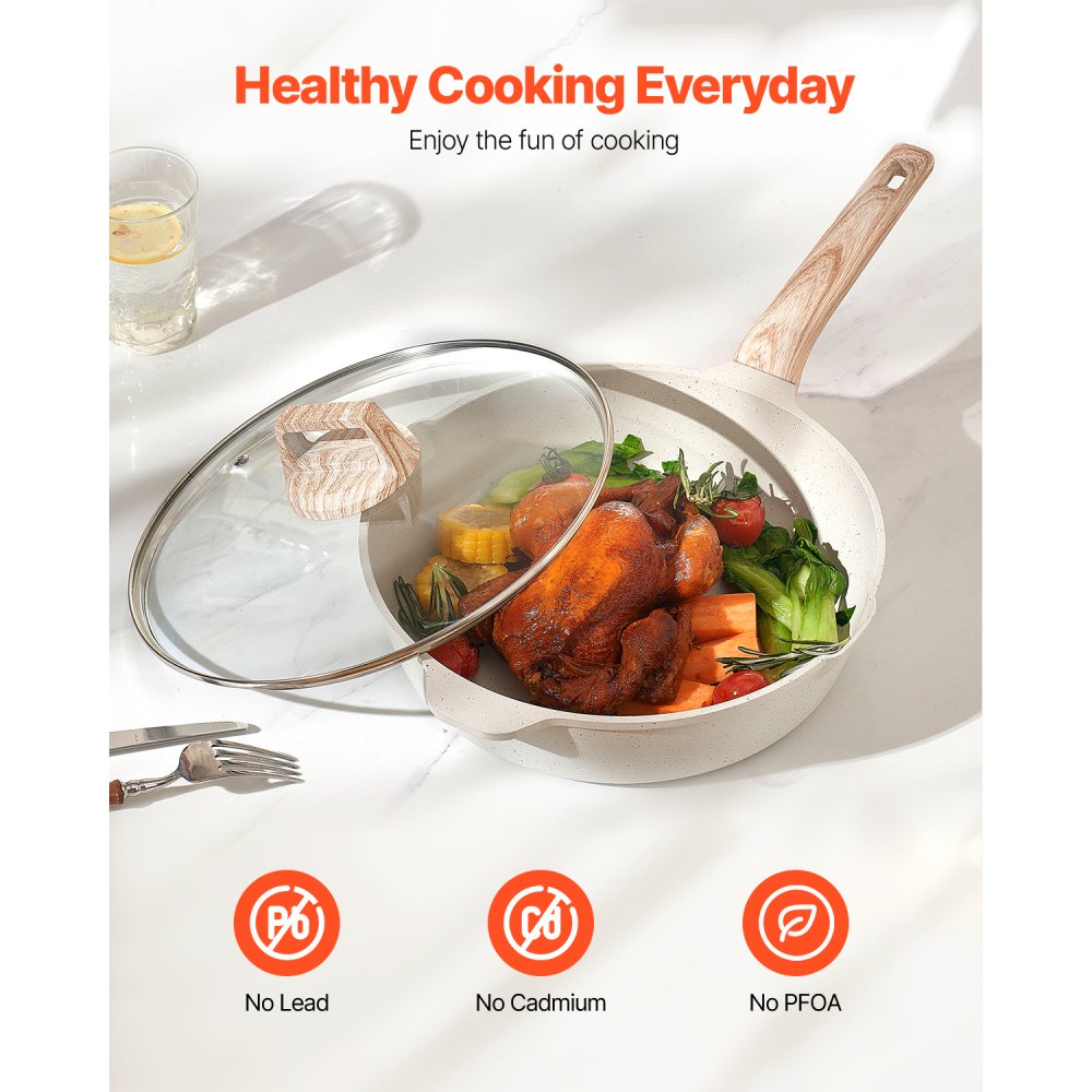 SS-LY-06 - 19-Piece Granite Nonstick Cookware Set for Versatile Cooking